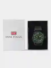 Зеленый мужские наручные часы Mini Focus MF0166G с календарём, в подарочной упаковке
