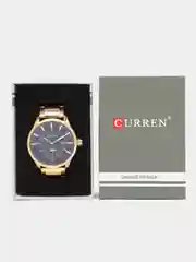 Синий мужские наручные часы Curren 8316 с календарём в подарочной упаковке