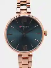 Синий женские наручные часы Curren 9017 в подарочной упаковке