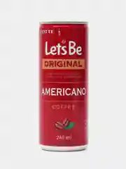 Напиток кофейный безалкогольный негазированный  Lets Be Americano из Кореи, 240мл