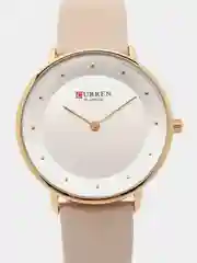 Золотой женские наручные часы Curren 9033 в подарочной упаковке