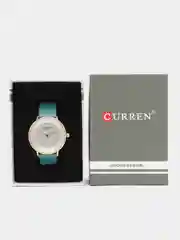 Мятный женские наручные часы Curren 9033 в подарочной упаковке