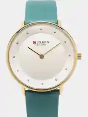 Мятный женские наручные часы Curren 9033 в подарочной упаковке