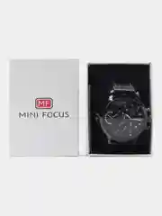 Черный мужские наручные часы Mini Focus MF0030G с хронографом, в подарочной упаковке