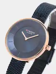 Синий женские наручные часы Curren 9030 в подарочной упаковке