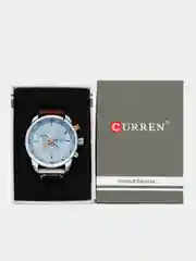 Коричневый мужские наручные часы Curren 8291 в подарочной упаковке