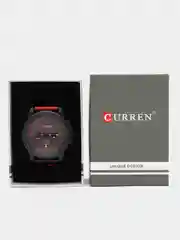 Красный мужские наручные часы Curren 8314 в подарочной упаковке