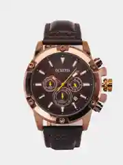 Коричневый мужские наручные часы Ochstin 6075A с хронографом в подарочной упаковке