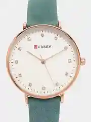 Бирюзовый женские наручные часы Curren 9023 в подарочной упаковке