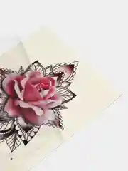 Бордовый татушки, временная тату Цветы/Ловец снов 21*14 см/Переводная тату, цветные, черно-белые