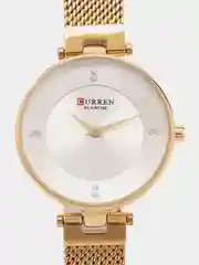 Золотой женские наручные часы Curren 9031 в подарочной упаковке