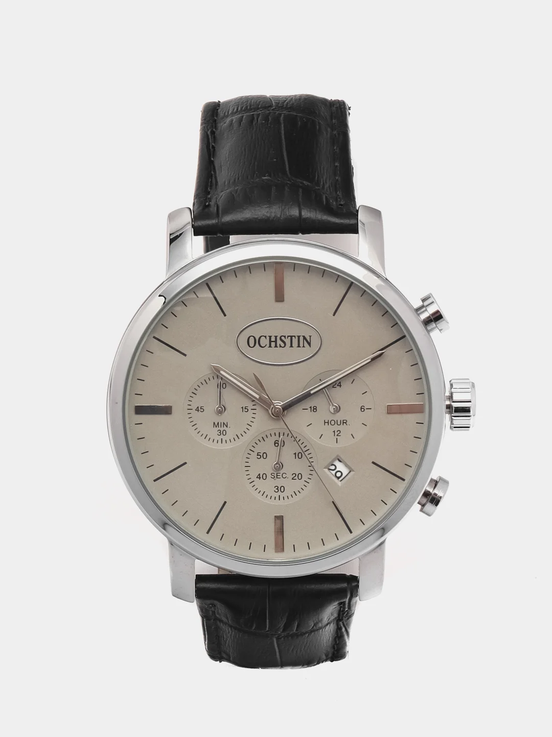 Серый мужские наручные часы Ochstin 6066A с хронографом в подарочной упаковке