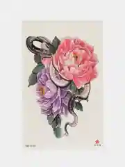 Бронзовый татушки, временная тату Цветы/Ловец снов 21*14 см/Переводная тату, цветные, черно-белые