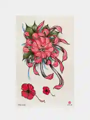 Аметистовый татушки, временная тату Цветы/Ловец снов 21*14 см/Переводная тату, цветные, черно-белые