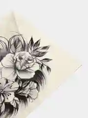 Голубой татушки, временная тату Лев/Тату Тигр 21*14 см/ Переводная тату, цветные, черно-белые