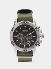 Зелёный хаки мужские наручные часы Ochstin 7075C с хронографом в подарочной упаковке