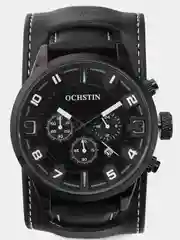 Черный мужские наручные часы Ochstin 7236 с хронографом в подарочной упаковке
