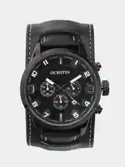 Черный мужские наручные часы Ochstin 7236 с хронографом в подарочной упаковке