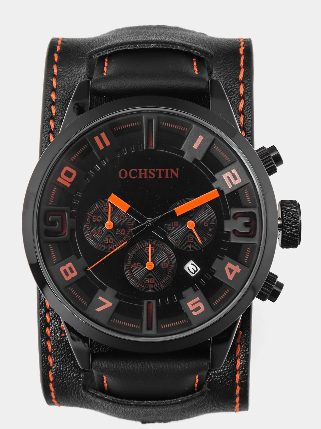 Красный мужские наручные часы Ochstin 7236 с хронографом в подарочной упаковке