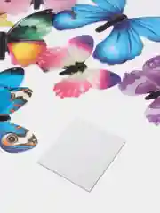 Разноцветный интерьерные наклейки 3D-бабочки на стену, для декора дома
