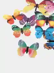 Разноцветный интерьерные наклейки 3D-бабочки на стену, для декора дома