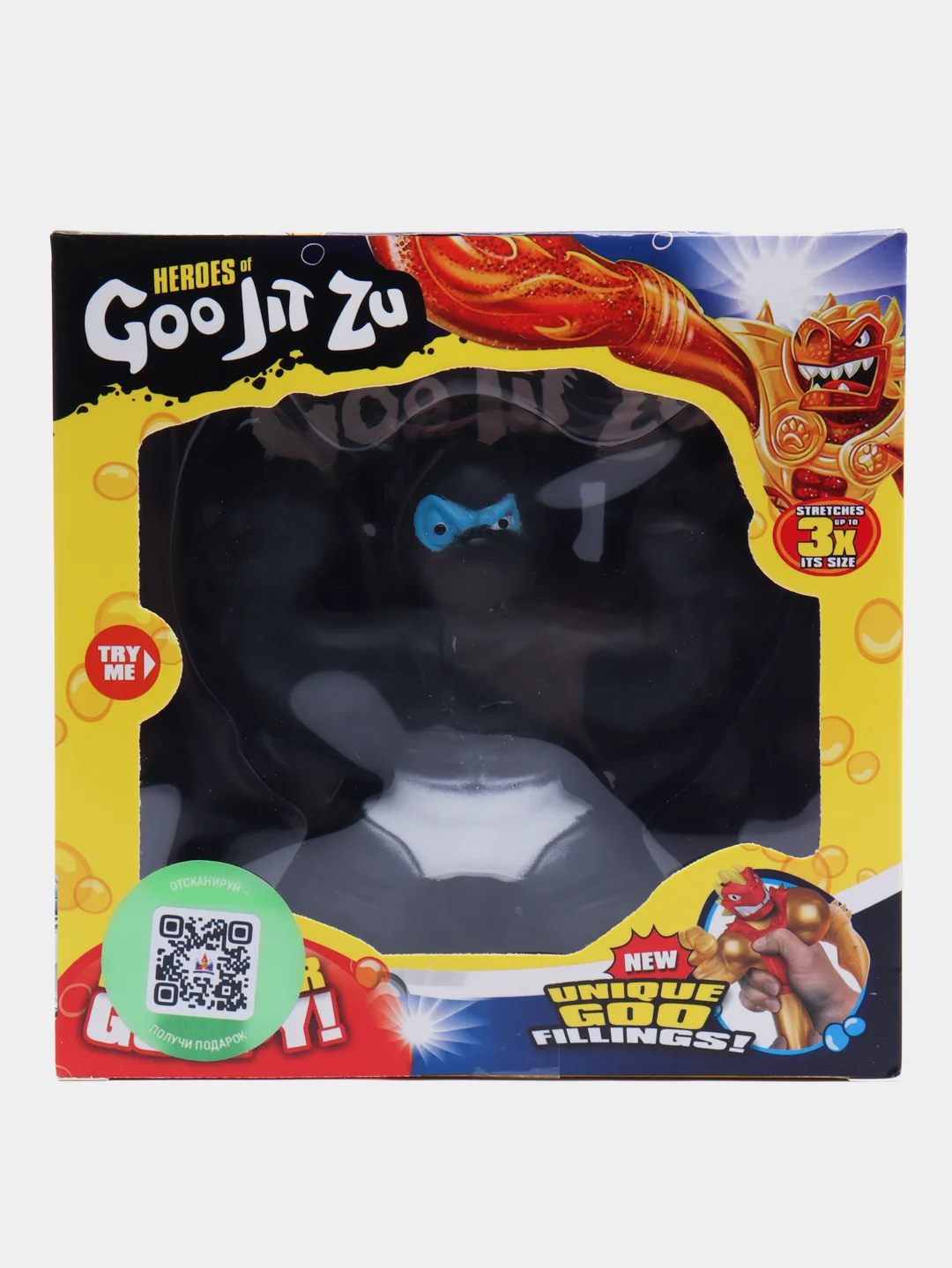 Черный фигурка тянущаяся GooJitZu (Гуджитсу)