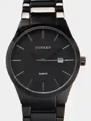 Черный мужские наручные часы Curren 8106м  календарём в подарочной упаковке