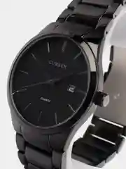 Черный мужские наручные часы Curren 8106м  календарём в подарочной упаковке