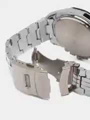 Серебряный мужские наручные часы Curren 8077 в подарочной упаковке