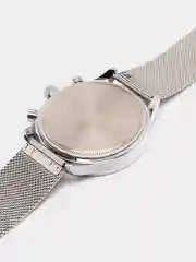 Серебряный мужские наручные часы Curren 8227 с хронографом в подарочной упаковке
