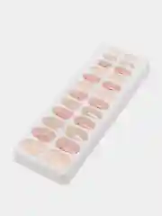 Розовый набор накладных ногтей-типсов