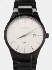 Угольный мужские наручные часы Curren 8106м  календарём в подарочной упаковке