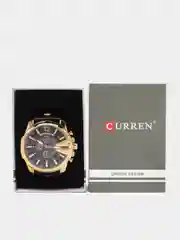 Угольный мужские наручные часы Curren 8176 в подарочной упаковке