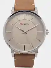 Бежевый мужские наручные часы Curren 8332 в подарочной упаковке
