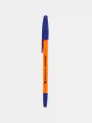 Ручки шариковые синие BRAUBERG "M-500 ORANGE", НАБОР 4 шт, узел 0,7мм, линия 0,35мм 143950