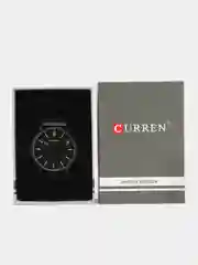 Угольный мужские наручные часы Curren 8233 в подарочной упаковке