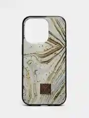 Золотой чехол для iPhone 14 Pro "DF"