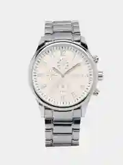 Серебряный мужские наручные часы Curren 8046в подарочной упаковке