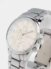 Серебряный мужские наручные часы Curren 8046в подарочной упаковке