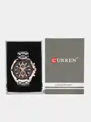 Бронзовый мужские наручные часы Curren 8023 в подарочной упаковке