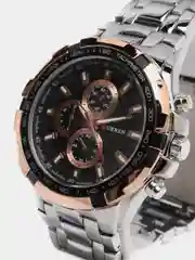 Бронзовый мужские наручные часы Curren 8023 в подарочной упаковке