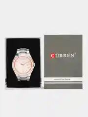 Золотой мужские наручные часы Curren 8103 с календарём в подарочной упаковке
