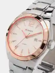 Золотой мужские наручные часы Curren 8103 с календарём в подарочной упаковке