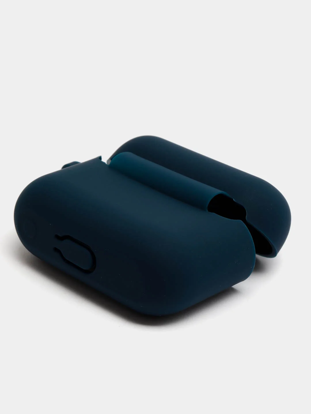 Синий чехол для беспроводных наушников Honor Choice Earbuds X силиконовый КАРТОФАН матовый