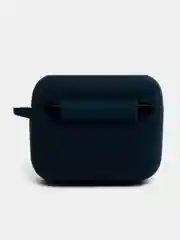 Синий чехол для беспроводных наушников Honor Choice Earbuds X силиконовый КАРТОФАН матовый
