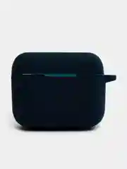 Синий чехол для беспроводных наушников Honor Choice Earbuds X силиконовый КАРТОФАН матовый