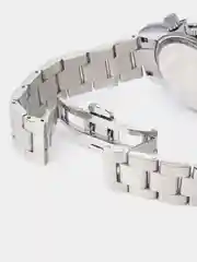 Серебряный мужские наручные часы Lige LG8937, c хронографом, в подарочной упаковке