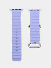 Лавандовый силиконовый ремешок для Apple Watch 38 / 40 / 41, 42 / 44 / 45 / 49 мм