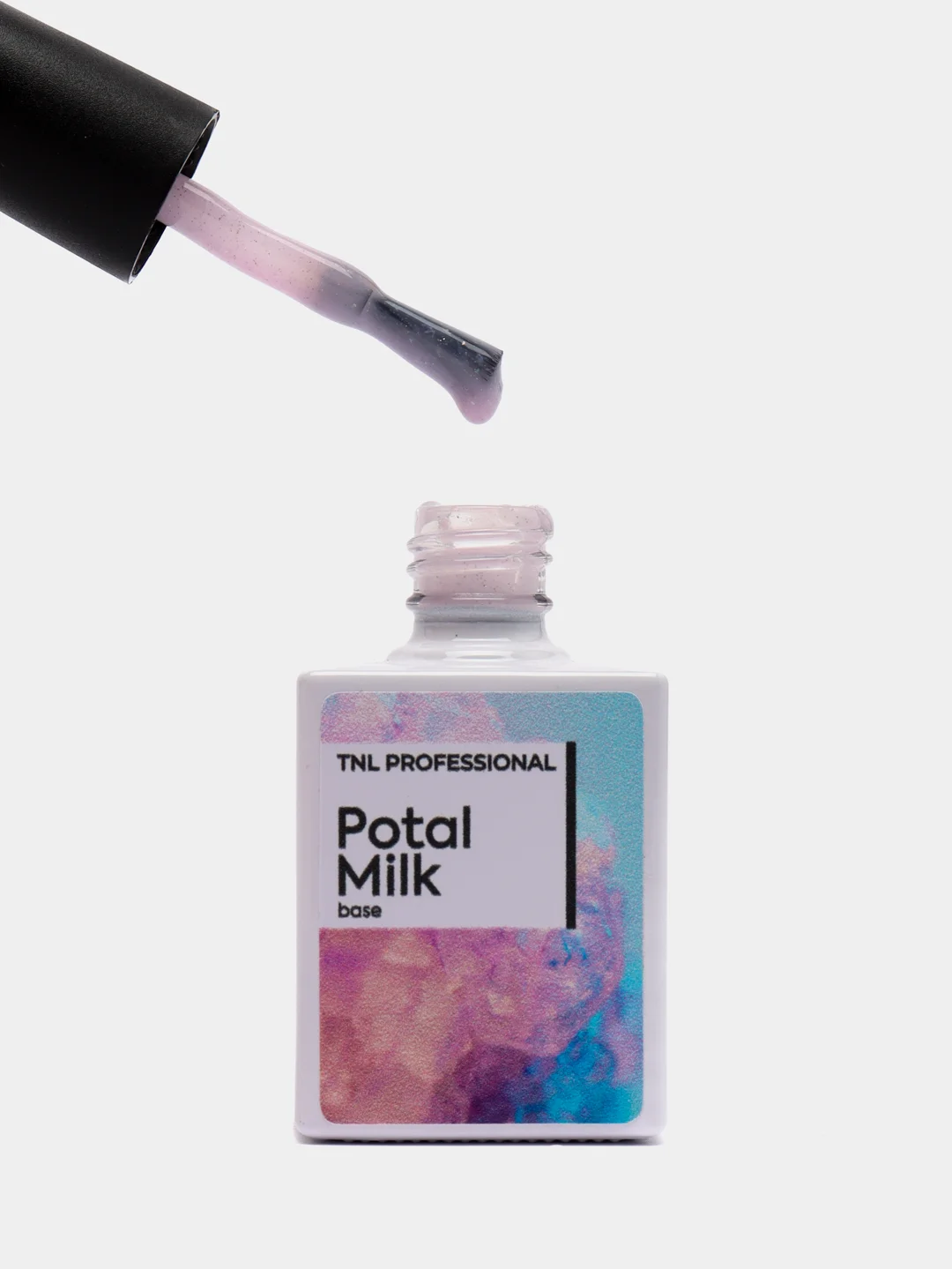 Лавандовый камуфлирующая база со светоотражающей поталью Potal Milk TNL, 10 мл