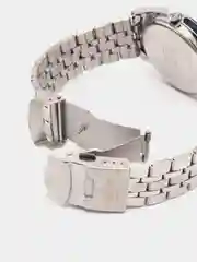 Серый мужские наручные часы KINGNUOS K-1858 с календарем, в подарочной упаковке